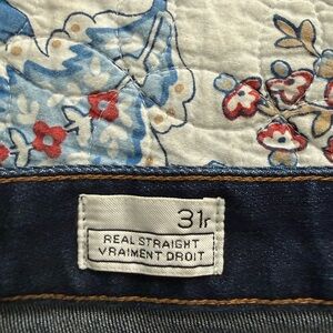 GAP Women's Dark Blue Straight Leg Jeans